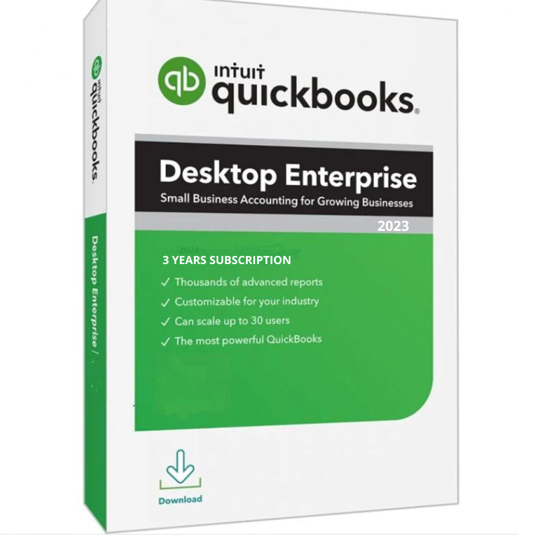 Quickbooks desktop enterprise 2023 US - 3 years subscription